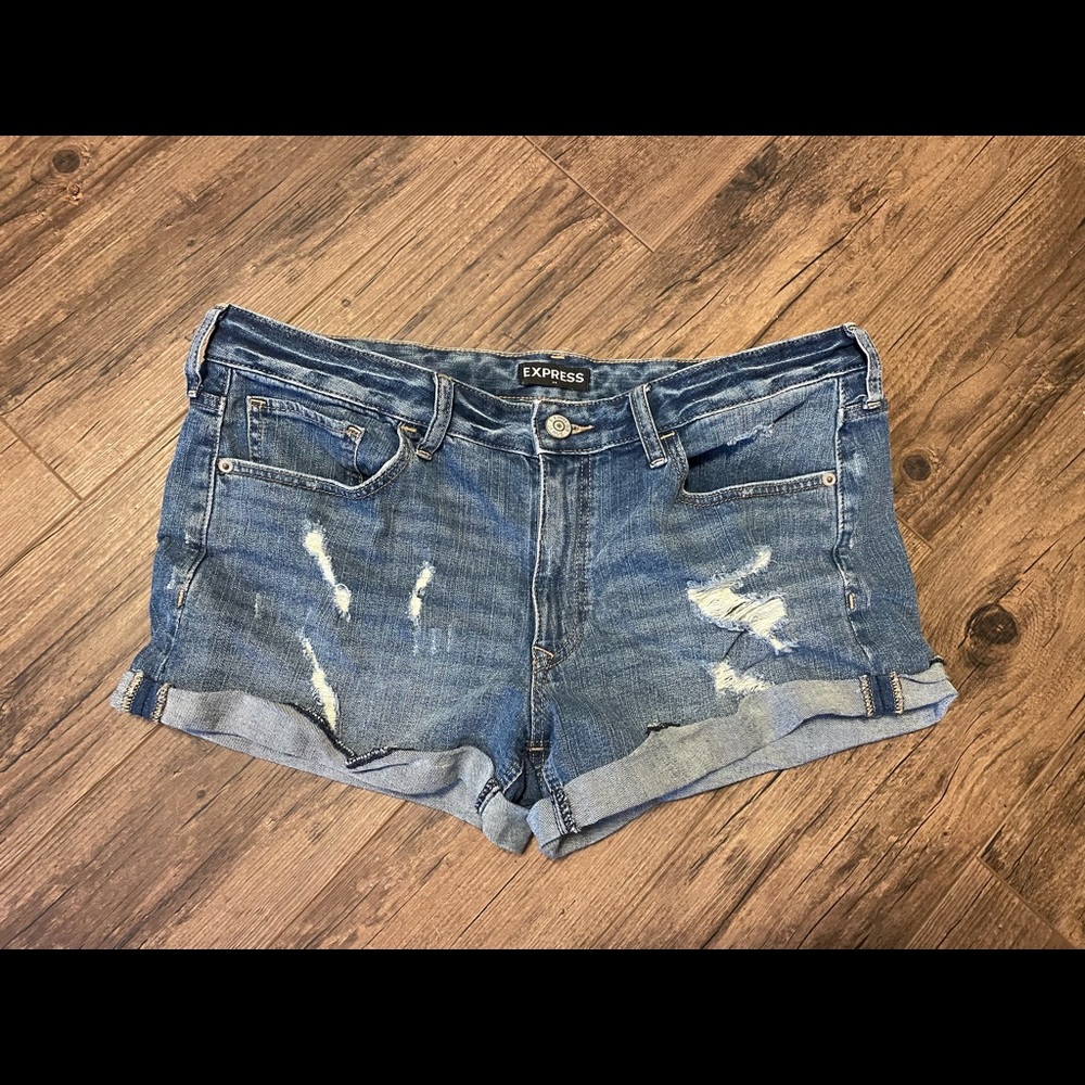 Express Denim Shorts